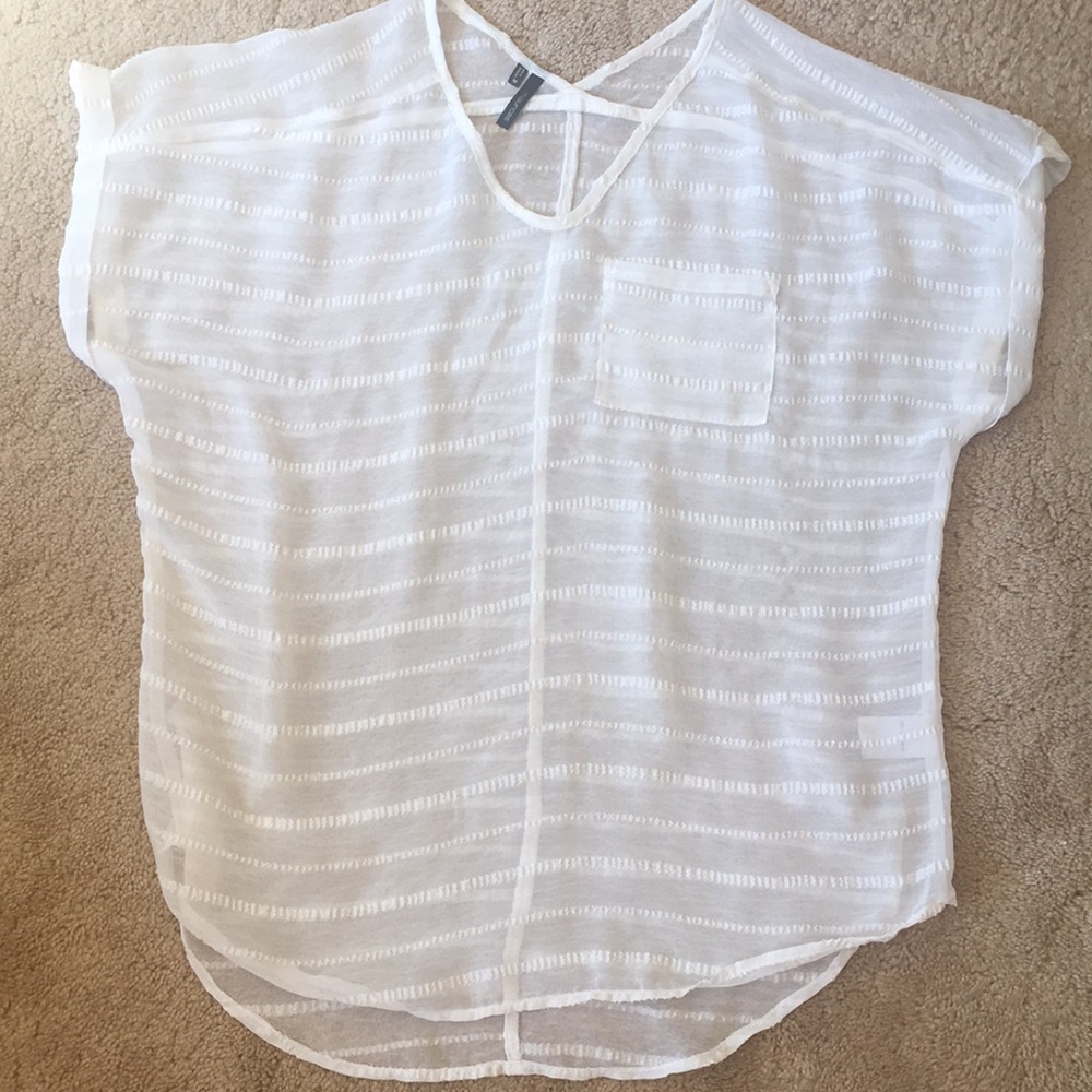 Maurices Sheer Short Sleeve Shirt
